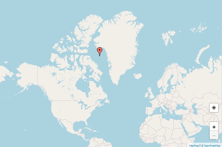 Baffin Bay World Map